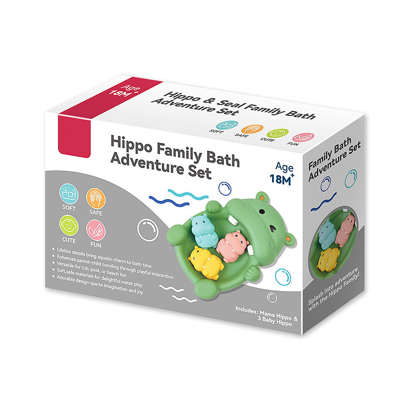 Detská vodná hračka do kúpeľa - Behenle vinyl, plávajúca hračka pre 0–3 rokov, kognitívny rozvoj