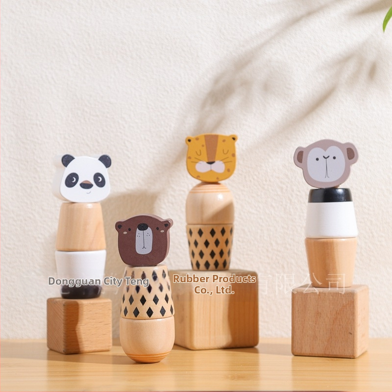 Puidust mutrite ja poltide kokkupanemise mänguasja, mudel PMZ2208, lastele 4-6 aastat