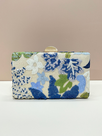 Clutch de seară cu broderie de paiete, formă pătrată-cutie, poliester, design exterior 3D, închidere cu cataramă, buzunar intern pentru telefon (toamnă 2025)