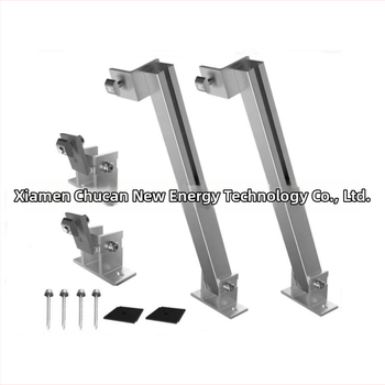 Držiak solárneho panelu z hliníkovej zliatiny AL6005-T5, nastaviteľný 15–30°, predné a zadné nohy, hmotnosť 2