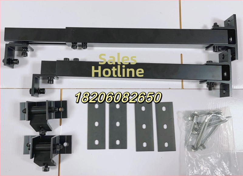 Držiak solárneho panelu z hliníkovej zliatiny AL6005-T5, nastaviteľný 15–30°, predné a zadné nohy, hmotnosť 2