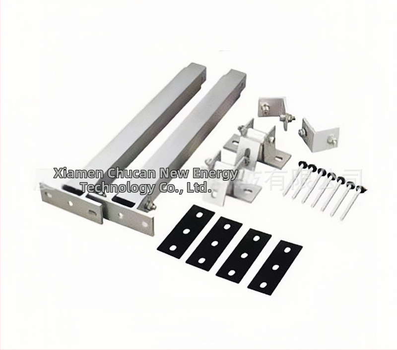 Držiak solárneho panelu z hliníkovej zliatiny AL6005-T5, nastaviteľný 15–30°, predné a zadné nohy, hmotnosť 2