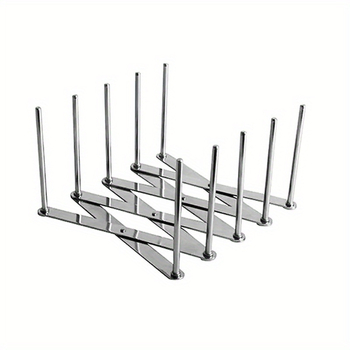 Raft de vase retractabil din oțel inoxidabil — pliabil, mobil, fără montaj, organizator de bucătărie pe birou