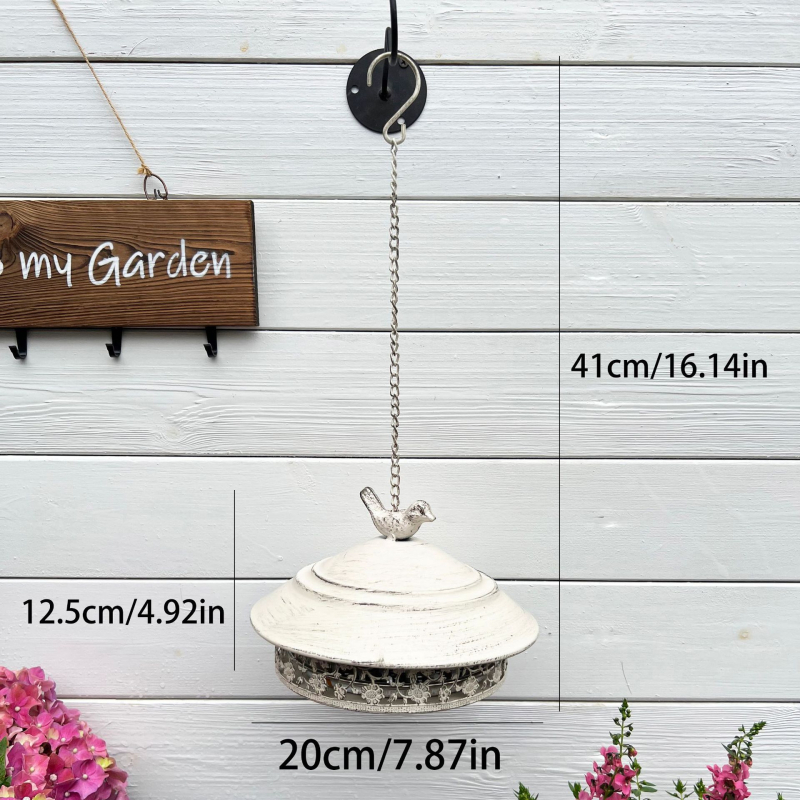 Комарова тава за инсенс със капак, железна, стенен монтаж, винтидж стил, заварено изпълнение