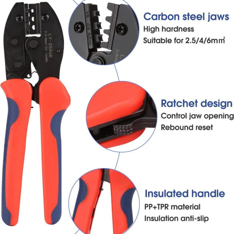 MC4 krimpovacie kliešte pre solárne konektory, Tvar 2, Hmotnosť 350 g, Značka Other Homes, Vlastnosti: Bežné
