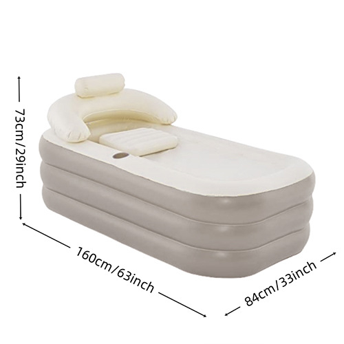 PVC nafukovacia vaňa, skladací dizajn, model: nafukovacia vaňa, funkcia: vedro na kúpanie