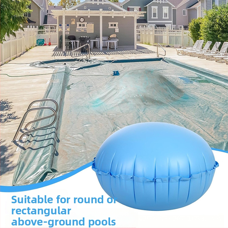 Peldbaseina gaisa spilvens, apaļš, PVC, biezums 0,3 mm, svars 0,85 kg, pieaugušajiem