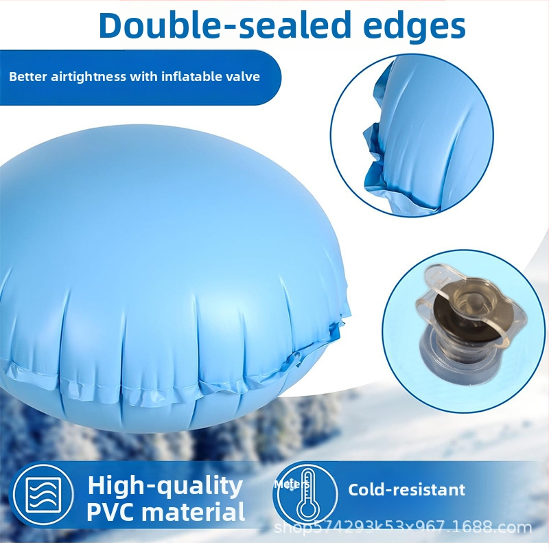 Nafukovacie vankúš pre bazén, kruhový tvar, PVC, hrúbka 0,3 mm, hmotnosť 0,85 kg, pre dospelých