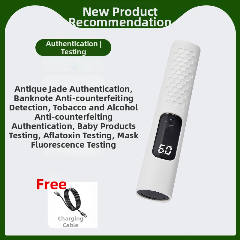 365 nm UV svietidlo na identifikáciu jadeitu a drahých kameňov s fluorescenciou, ručné, ABS puzdro, LED od Shatuo Tribe, CE certifikát