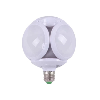 Mini futbalová lampa, skladací dizajn, 28W, 1600 lm, 360° uhol lúča, E27 základňa, IP20