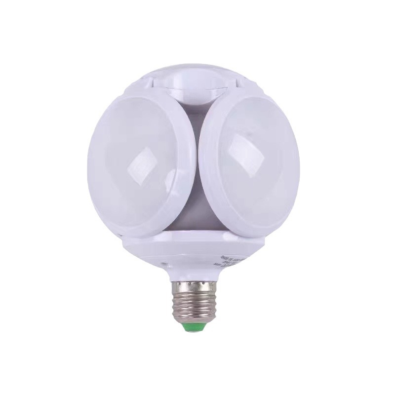 Mini futbalová lampa, skladací dizajn, 28W, 1600 lm, 360° uhol lúča, E27 základňa, IP20