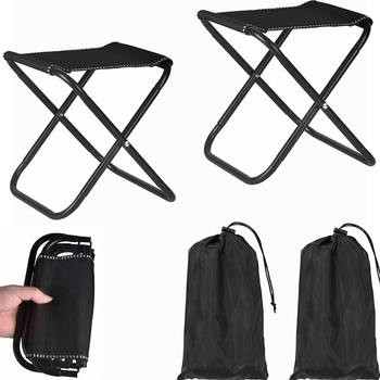 Star Mountain Scaun pliabil – oțel carbon, portabil pentru drumeții și camping