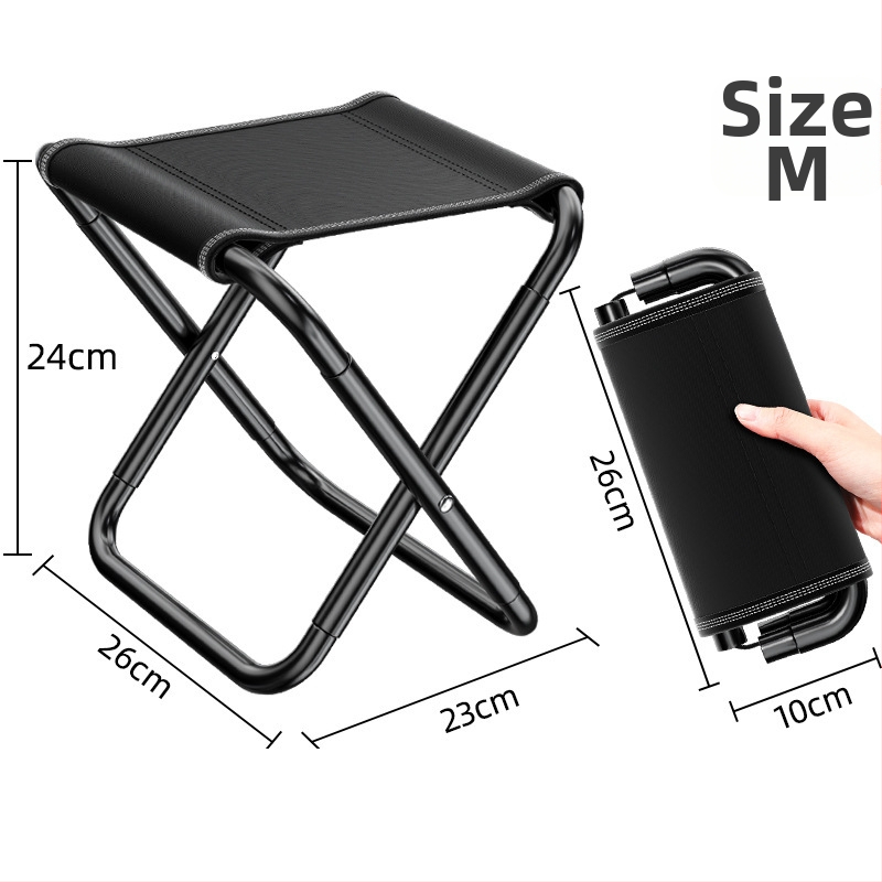 Star Mountain Sklopná stolička – karbónová oceľ, vonkajšie použitie, prenosná na kempovanie