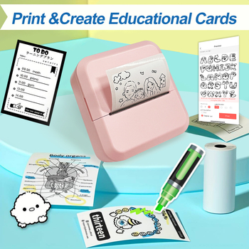 S2 Mini tlačiareň na štítky s Bluetooth, termálny papier, kompatibilný s iOS/Android, šírka tlače 20–57 mm