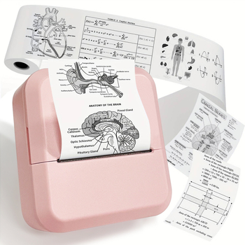 S2 Mini tlačiareň na štítky s Bluetooth, termálny papier, kompatibilný s iOS/Android, šírka tlače 20–57 mm