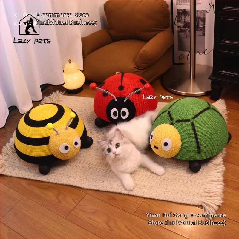 Stĺp na škrabanie mačiek zo sisalu - odolný, roztomilý štýl, bez vypadávania srsti