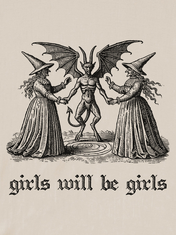 Дамска Хелоуин тениска с принт на вещица, 95% памук, кръгла яка, къси ръкави, свободна кройка