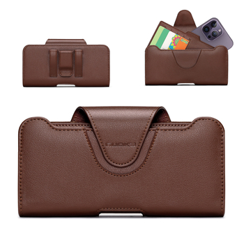 Kožený obal pre Apple zariadenia, embossovaná povrch, magnetické zatváranie, ochrana proti pádu, prispôsobiteľný