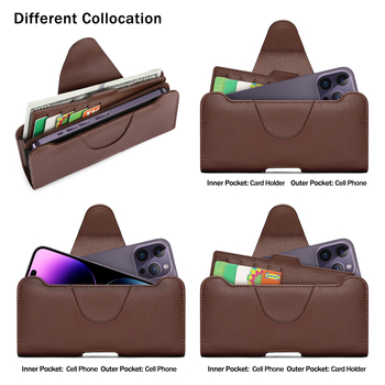 Kožený obal pre Apple zariadenia, embossovaná povrch, magnetické zatváranie, ochrana proti pádu, prispôsobiteľný