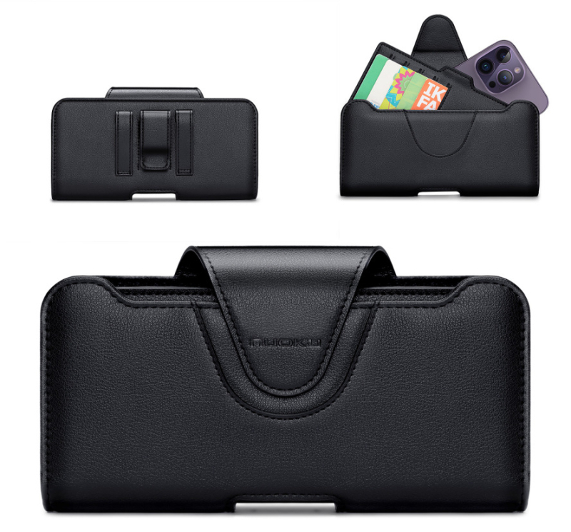 Kožený obal pre Apple zariadenia, embossovaná povrch, magnetické zatváranie, ochrana proti pádu, prispôsobiteľný