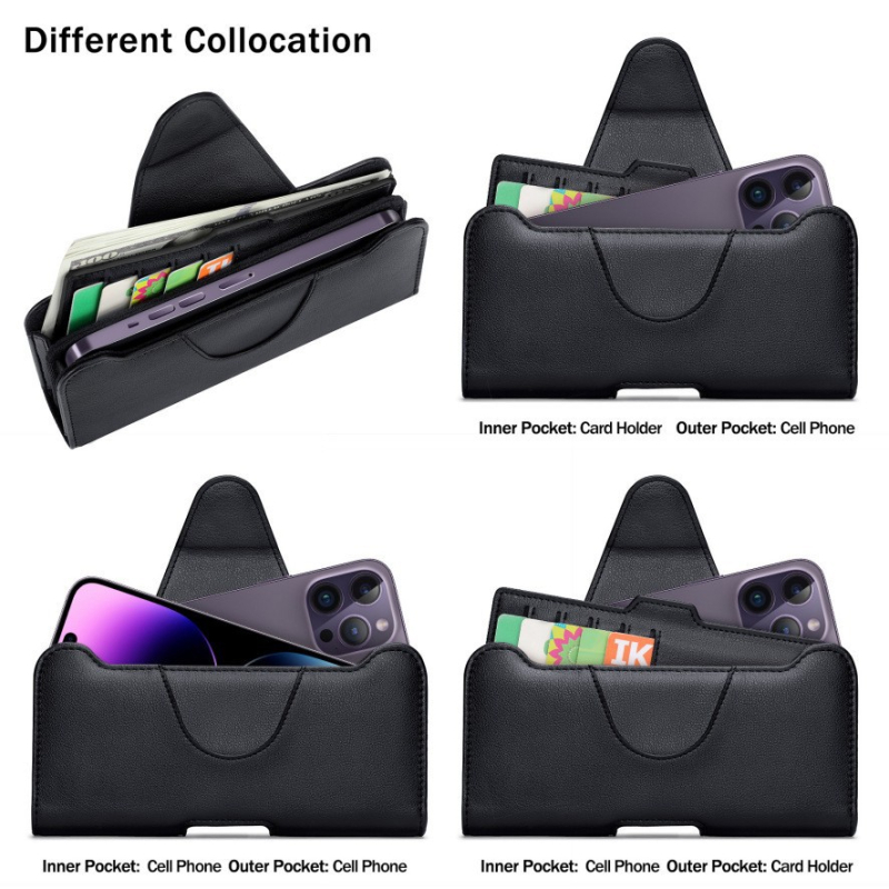 Kožený obal pre Apple zariadenia, embossovaná povrch, magnetické zatváranie, ochrana proti pádu, prispôsobiteľný