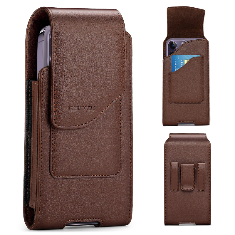 Kožený obal pre Apple zariadenia, embossovaná povrch, magnetické zatváranie, ochrana proti pádu, prispôsobiteľný