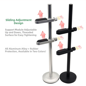 Senxinda Hardware K01 Hliníkový držiak GPU pre PC skrinku s antivibračnou podporou a vertikálnou magnetickou základňou