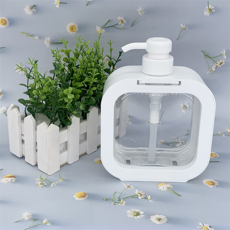 Kosmetická fľaša s pumpou – Silk-screen potlač, PET materiál, fúkaná fľaša, vonkajší uzáver, dávkovacia pumpa