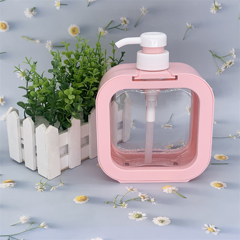 Kosmetická fľaša s pumpou – Silk-screen potlač, PET materiál, fúkaná fľaša, vonkajší uzáver, dávkovacia pumpa