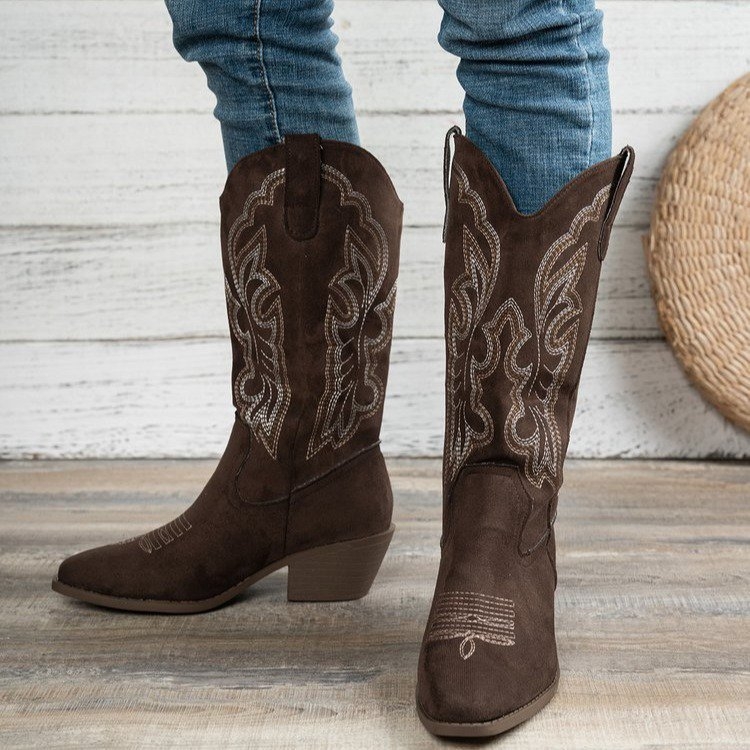 Дамски Мартин ботуши, синтетична кожа, ултра висок ток (>8 см), висок връх, зимни