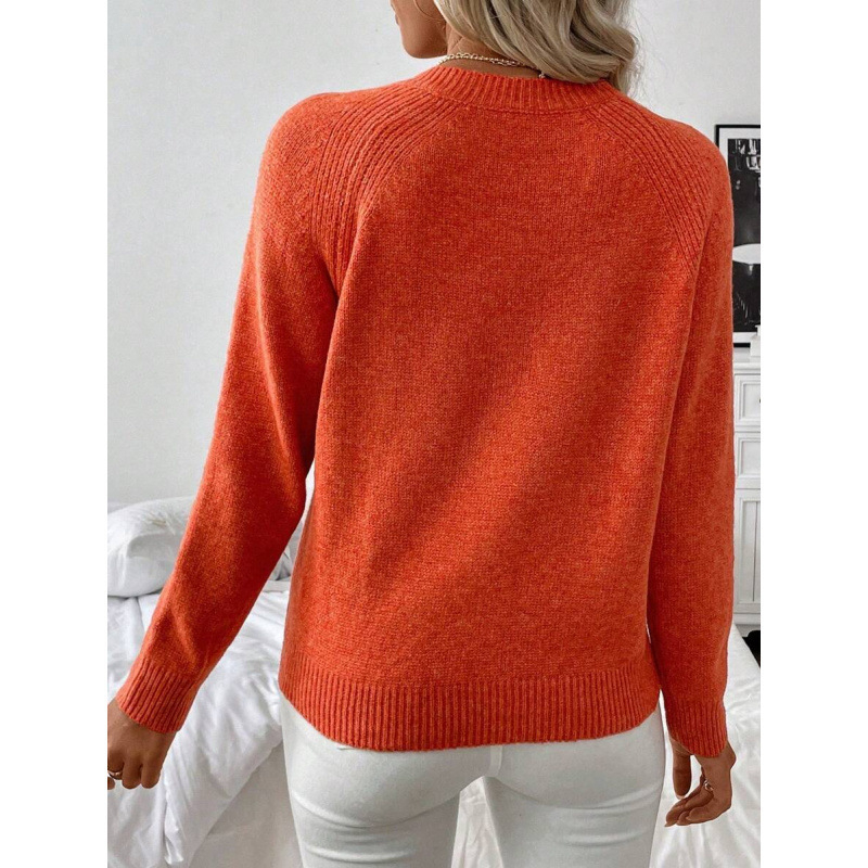 Ženski Chenille pleteni kardigan, stil Socialite, kroj batwing, normalna duljina (50–65 cm), ovratnik košulje