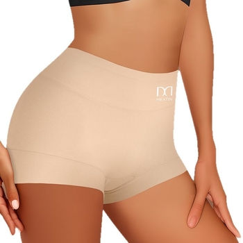 Dámske bavlnené boxerky s vysokým pásom, zdvíhanie zadočku, spevnenie brucha, priedušné, jednobarevné