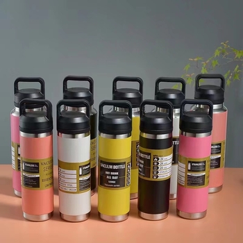 304 nerūdijančio plieno termos puodelis, dvigubo sienų izoliacija, 0–6 valandų izoliacija, nešiojamas ir atsparus kritimui, logotipo spausdinimas įmanomas