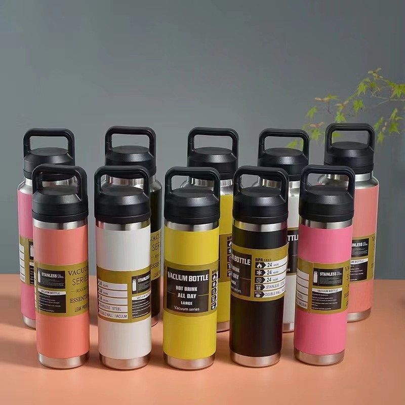 Termoska pohár z 304 nerezovej ocele, dvojplášťová izolácia, 0–6 hodín izolácia, prenosný a odolný voči pádu, tlač loga k dispozícii