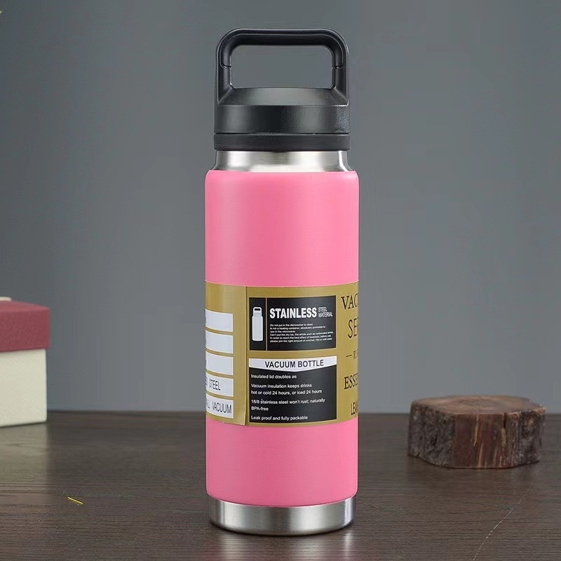 304 nerūdijančio plieno termos puodelis, dvigubo sienų izoliacija, 0–6 valandų izoliacija, nešiojamas ir atsparus kritimui, logotipo spausdinimas įmanomas