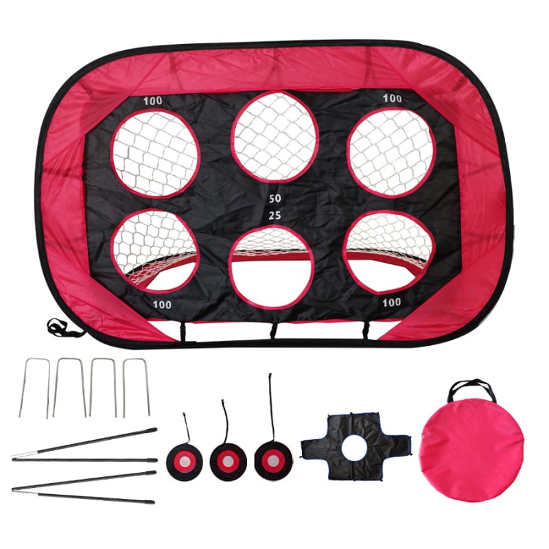 Négy az egyben hordozható futballkapu nylon hálóval, mobil, Leopard wind márka