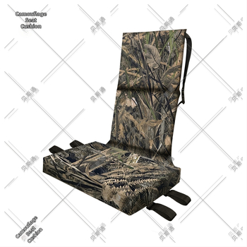 Išorinis medžiotojo sėdėjimo pagalvė mediniam kėdei, Oxford audinys, kamufliažas raštas, ruduo–žiema, be laikiklio