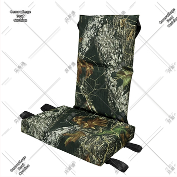 Išorinis medžiotojo sėdėjimo pagalvė mediniam kėdei, Oxford audinys, kamufliažas raštas, ruduo–žiema, be laikiklio