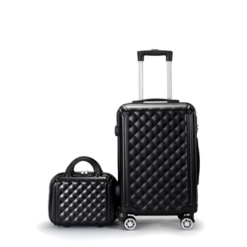 Tvrdá cestovná taška ABS+PC s univerzálnymi kolieskami, zapínanie na zips, vodotesná a odolná voči škrábaniu, 3,5 kg, zámok na kód