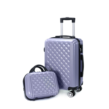 Tvrdá cestovná taška ABS+PC s univerzálnymi kolieskami, zapínanie na zips, vodotesná a odolná voči škrábaniu, 3,5 kg, zámok na kód