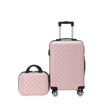 Tvrdá cestovná taška ABS+PC s univerzálnymi kolieskami, zapínanie na zips, vodotesná a odolná voči škrábaniu, 3,5 kg, zámok na kód