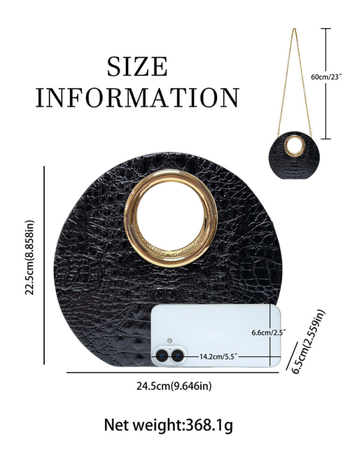 PU kabelka do podpazušia, oválny tvar, magnetické zapínanie, vnútorné vrecko na telefón