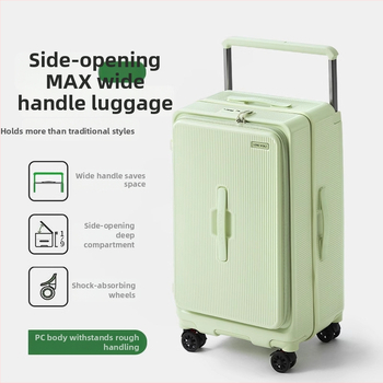 Polykarbonátový kufor s predným otvorením, veľký objem, 3,5 kg, TSA zámok s heslom, kolieska 360°