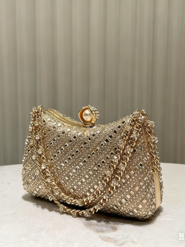 WEIYI malá štvorcová taška z polyesteru, zapínanie zámkom, vnútorné vrecká na telefón a dokumenty, jar 2025