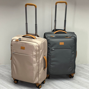 Príručný kufor z Oxfordovej tkaniny s univerzálnymi kolieskami, zapínanie na zips, ultra ľahký, proti krádeži