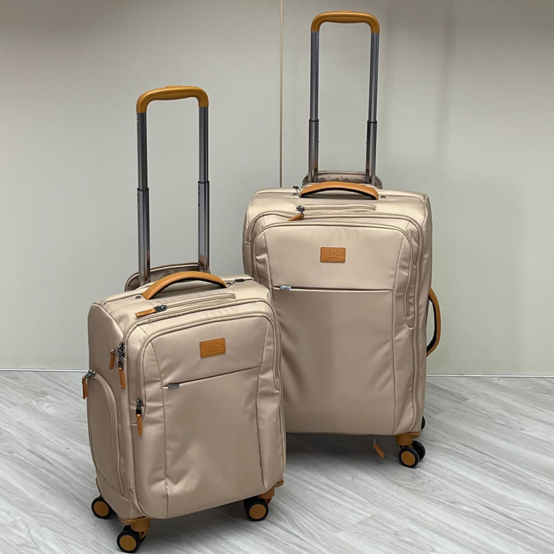 Príručný kufor z Oxfordovej tkaniny s univerzálnymi kolieskami, zapínanie na zips, ultra ľahký, proti krádeži