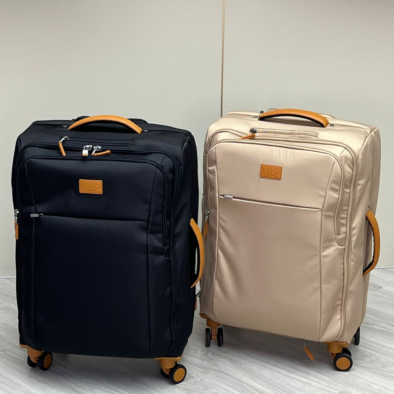 Príručný kufor z Oxfordovej tkaniny s univerzálnymi kolieskami, zapínanie na zips, ultra ľahký, proti krádeži