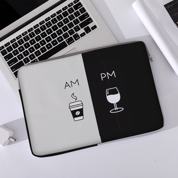 MONSTD θήκη προστασίας φορητού υπολογιστή 600D με καρτούν μοτίβο, αναπνέουσα και ανθεκτική στη φθορά, επένδυση πολυεστέρα