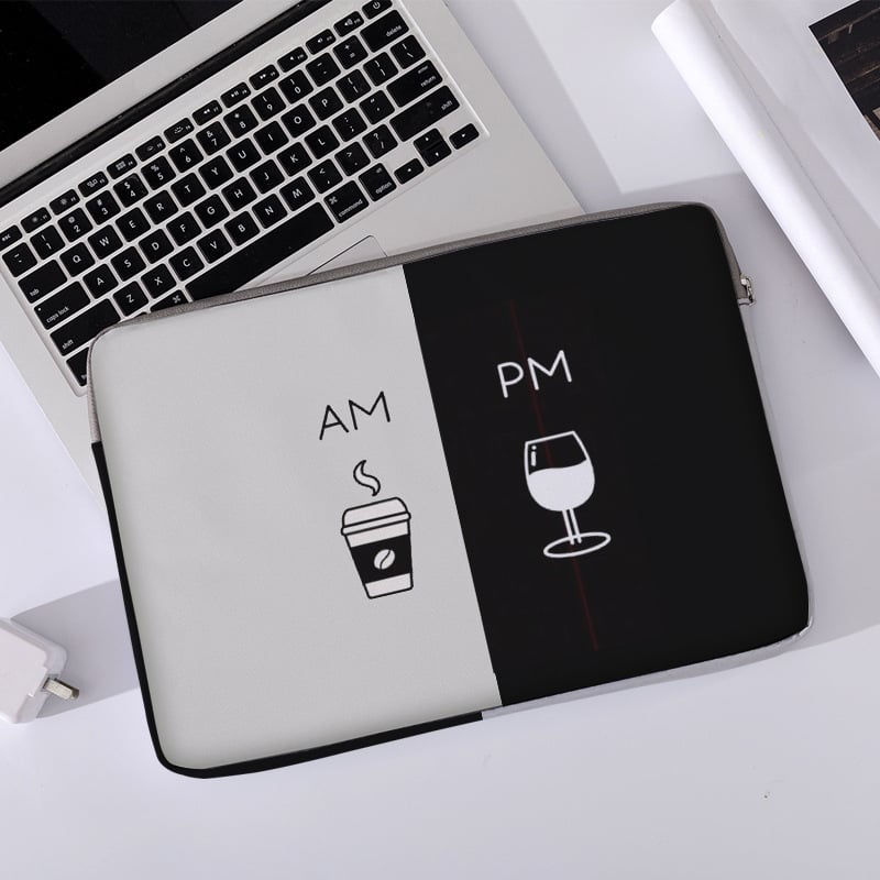 MONSTD θήκη προστασίας φορητού υπολογιστή 600D με καρτούν μοτίβο, αναπνέουσα και ανθεκτική στη φθορά, επένδυση πολυεστέρα