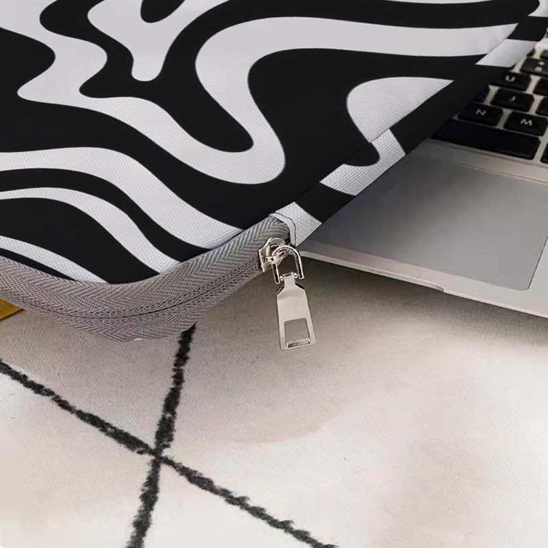 MONSTD θήκη προστασίας φορητού υπολογιστή 600D με καρτούν μοτίβο, αναπνέουσα και ανθεκτική στη φθορά, επένδυση πολυεστέρα